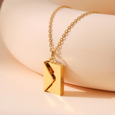 Envelope Hidden Message Necklace